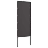 Garden Privacy Screen Black 50 x 140 cm Cold-rolled steel 876287