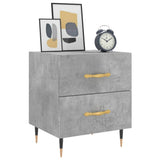 Bedside Cabinet Concrete Grey 40x35x47.5 cm Engineered Wood 827268