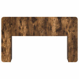 Headboard Cabinet with Storage Smoked Oak Engineered Wood 8001206