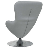 Egg Chair Light Grey 63 x 73 x 90 cm Fabric 42002736