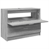 Sink Cabinet Grey Sonoma 78x37x59 cm Engineered Wood 848120