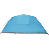 Family Tent Cabin 6-Person Blue Waterproof 94747