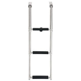 Folding Boarding Ladder 3-step Stainless Steel 92374