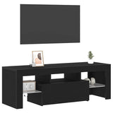 TV Cabinet Black Oak 120 x 35 x 40 cm Engineered Wood 862552