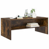 Coffee Table Smoked Oak 100 x 50 x 40 cm Engineered Wood 8000288