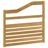 Armrests Module 2 pcs White 79 x 4 x 73 cm Solid Acacia Wood 901596