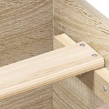 Bed Frame without Mattress Sonoma Oak 200x200 cm 3203735