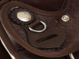 Western Saddle. Headstall&Breast Collar Real Leather 13" Brown 91351