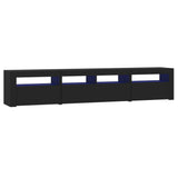 TV Cabinet Black Engineered wood Large TV Cabinet Rectangular 3152731
