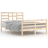 Bed Frame without Mattress Solid Wood 140x200 cm 3105860