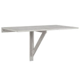Folding Wall Table Concrete Grey 100x60x56 cm Engineered Wood 342648