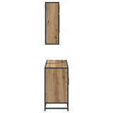 Bathroom Furniture Set 2 pcs Artisan Oak Engineered Wood 3402528