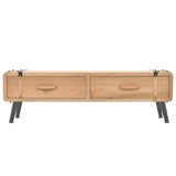 TV Cabinet 110x33x35 cm Solid Firwood 339299