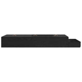 Storage Bed Frame with Drawer Black Oak 80 cm Engineered Wood 3335598