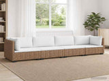 4 pcs Rattan Lounge Set with Cushions GENDT Natural Rattan 3429860