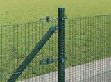 Welded Wire Fence with Concrete Base 10 x 0.6 m 3352393