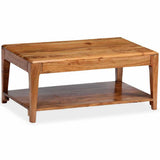 244956 Coffee Table Solid Wood 88x50x38 cm