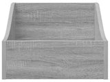 LP Record Box 2 pcs Grey Sonoma 37 x 33 x 32 cm Engineered Wood 8012773