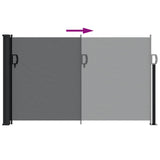 Retractable Side Awning Black 117x300 cm 4004279