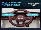 Bentley Bacalar Licensed 12V Kids Electric Car, with Remote Control, White T3398P348390