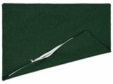Cushion with Pillow HEERLEN 2 pcs Dark Green Fabric 928498
