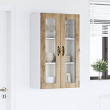 Wall Glass Cabinet PORTO Artisan Oak 60 x 31 x 100 cm 885534