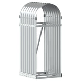 Log Holder Silver 40x45x100 cm Galvanised Steel 364587