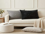 Cushion Cover 6 pcs HEERLEN Dark Grey 50 x 75 cm 911676