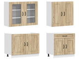 Kitchen Unit KALMAR 4 pcs Sonoma Oak Engineered Wood 3438297
