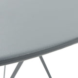 3 Piece Bistro Set Steel Grey 44355