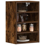 Hanging Cabinet Riga Smoked Oak 40x29.5x60 cm Engineered Wood 854179