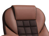 Faux Leather Office Chair - Brown T3398P343089