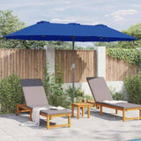Garden Parasol 370 x 197 x 239 cm Polyester and Aluminium 42003372