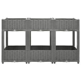 Raised Bed 120x40x71 cm Polypropylene 153299