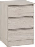 ZNTS Malvern 3 Drawer Bedside 100-103-093