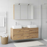 Bathroom Furniture Set 4 pcs Artisan Oak 3406822