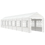 Gazebo with Roof White 15.61x2.28x2.69 m Polyethylene 3155483