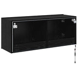 TV Wall Cabinet Black Oak 100 x 35 x 41 cm Engineered Wood 886252