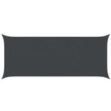 Sun Shade Sail Black 6 x 2,5 m 100% Polyester Oxford 42031027