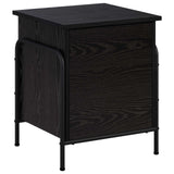 Storage Box Black Oak 40.5 x 40 x 49.5 cm Engineered Wood 8013662