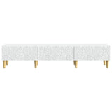 TV Cabinet 147 x 34.5 x 30 cm White Engineered Wood 895165