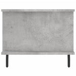 ZNTS Coffee Table Concrete Grey 90x50x40 cm Engineered Wood 829504