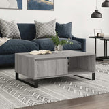 Coffee Table Grey Sonoma 90x60x35 cm Engineered Wood 827074