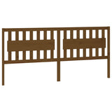 Bed Headboard Honey Brown 205.5x4x100 cm Solid Wood Pine 818593