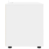 Storage Cabinet 80 x 48 x 57 cm Engineered Wood White 888817