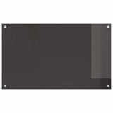 Kitchen Backsplash 2 pcs Dark Grey 100 x 60 cm Tempered Glass 3415469