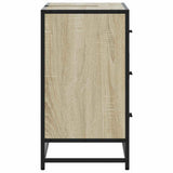 Bathroom Sink Cabinet Sonoma Oak 80x33x60 cm Engineered Wood 849280