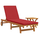 Sun Lounger Reclining 1-person 2 pcs Brown Solid Acacia Wood 3325204