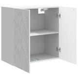 Wall-Mounted Cabinet High Gloss White 59 x 31 x 60 cm 898749
