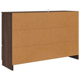 Sideboard with Drawer Brown Oak 100 x 30 x 65.6 Engineered Wood 888794